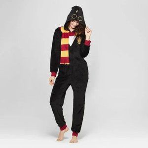 Harry Potter Gryffindor Onesie Union Suit Wizard Cosplay Costume PJs M Medium